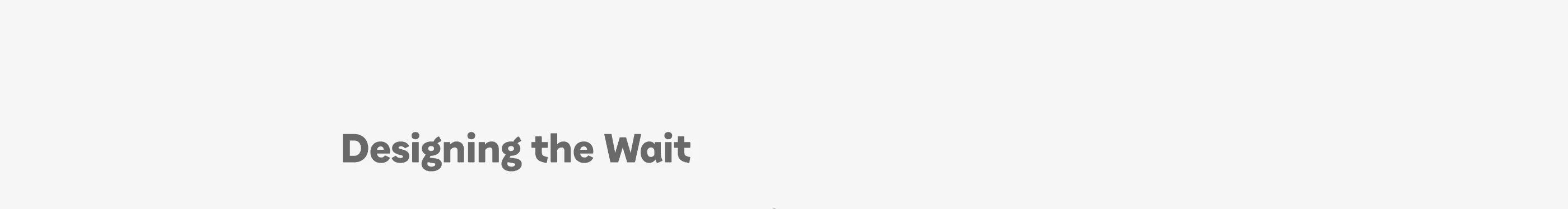 iFood Waiting Pages